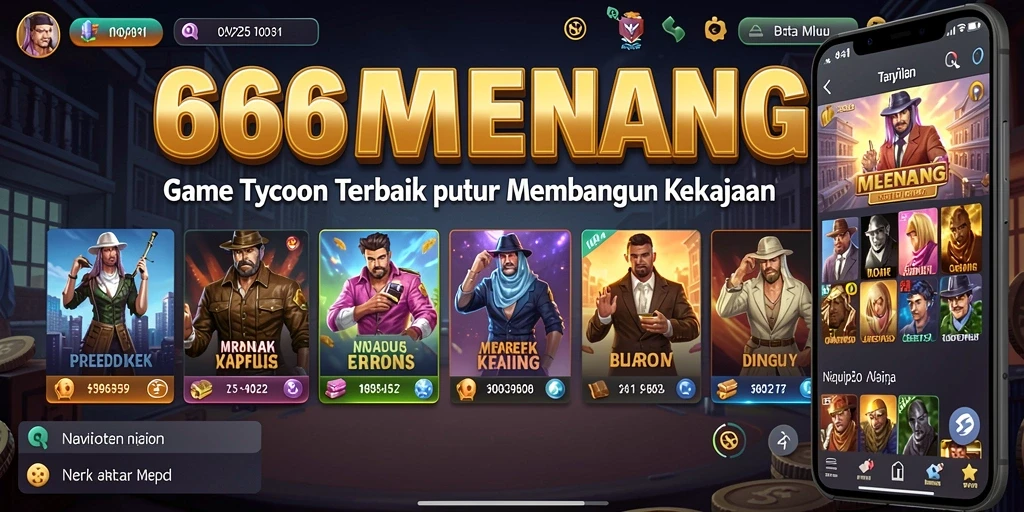 Tampilan menarik dari gameplay <strong>666MENANG</strong> yang penuh strategi bisnis.