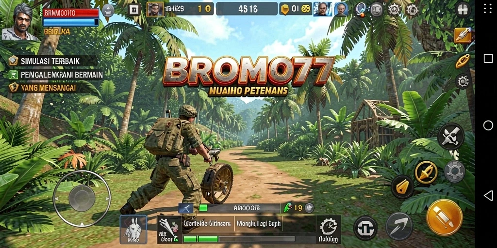 Tampilan gameplay menarik dalam BROMO77 dengan elemen simulasi yang mendalam.