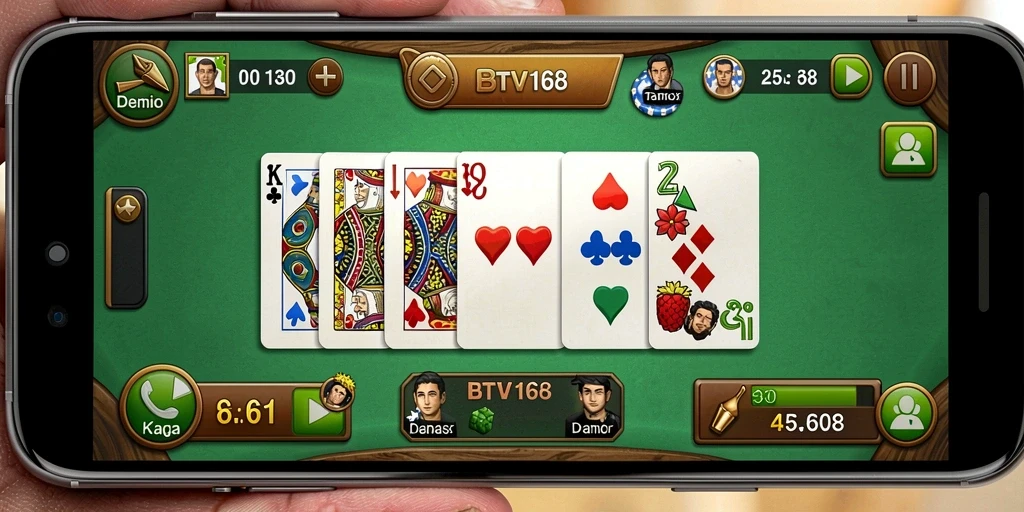 Tampilan gameplay Domino yang seru dan menarik di BTV168.