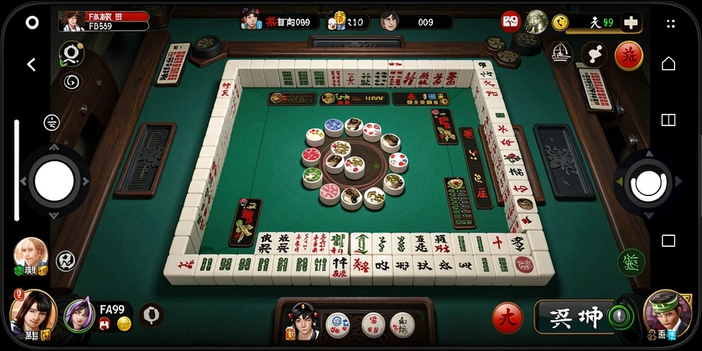 Tampilan menawan dari gameplay Mahjong di FA99.