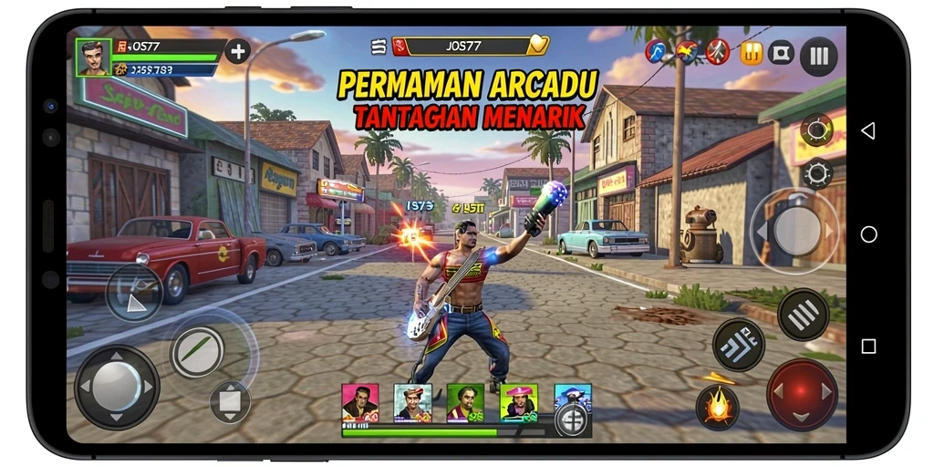 Tampilan gameplay seru dari JOS77 yang memikat dan menantang.