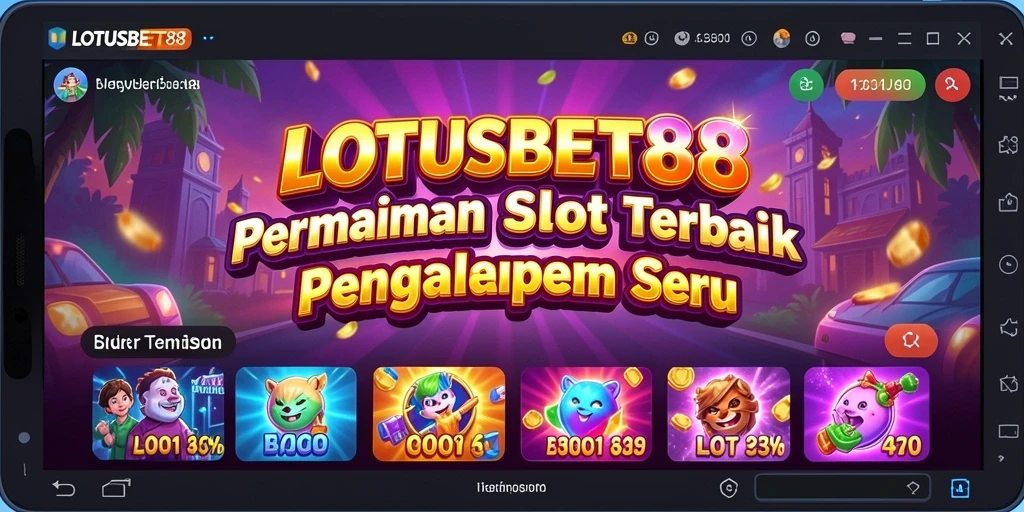 Tampilan gameplay seru LOTUSBET88 dengan fitur menarik.