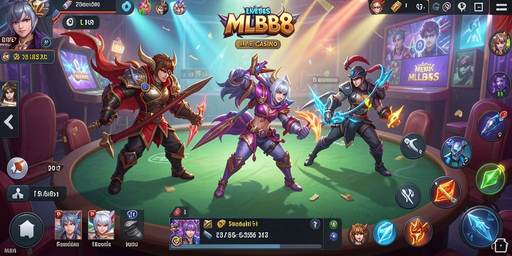 Gameplay seru di MLBB8 dengan dealer langsung.