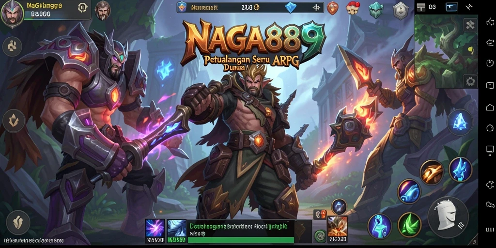 Tangkapan layar gameplay NAGA889 yang menampilkan aksi pertarungan yang seru.