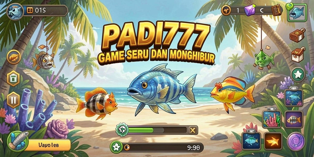 Tampilan gameplay PADI777 yang menawan dan penuh warna.