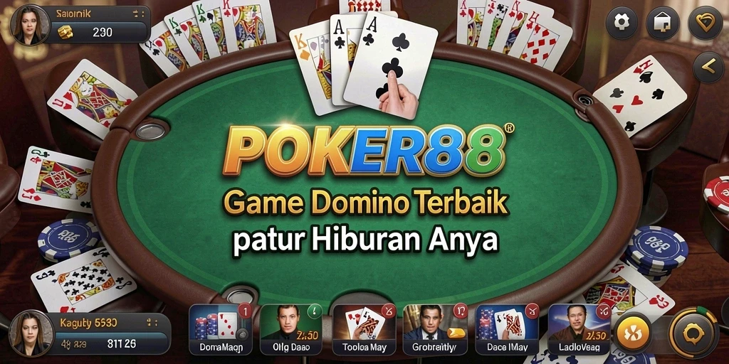 Tampilan gameplay POKER88 yang mendebarkan dan interaktif.