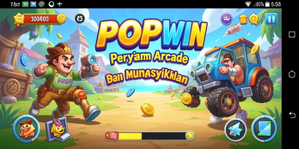 Tampilan gameplay seru di <strong>POPWIN</strong> dengan berbagai level menantang.