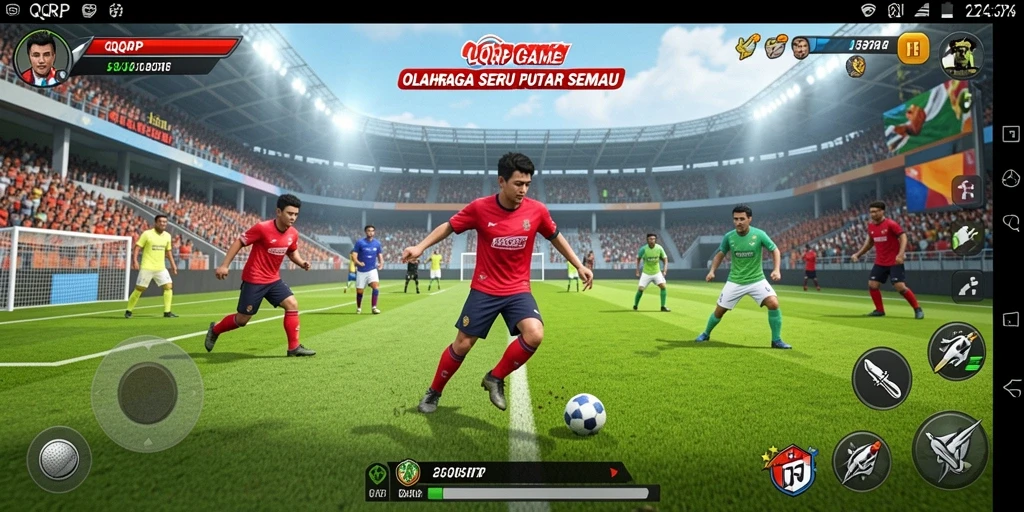 Tampilan menarik dari gameplay QQRP yang penuh aksi.