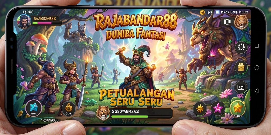Tampilan gameplay seru RAJABANDAR88 yang penuh tantangan.