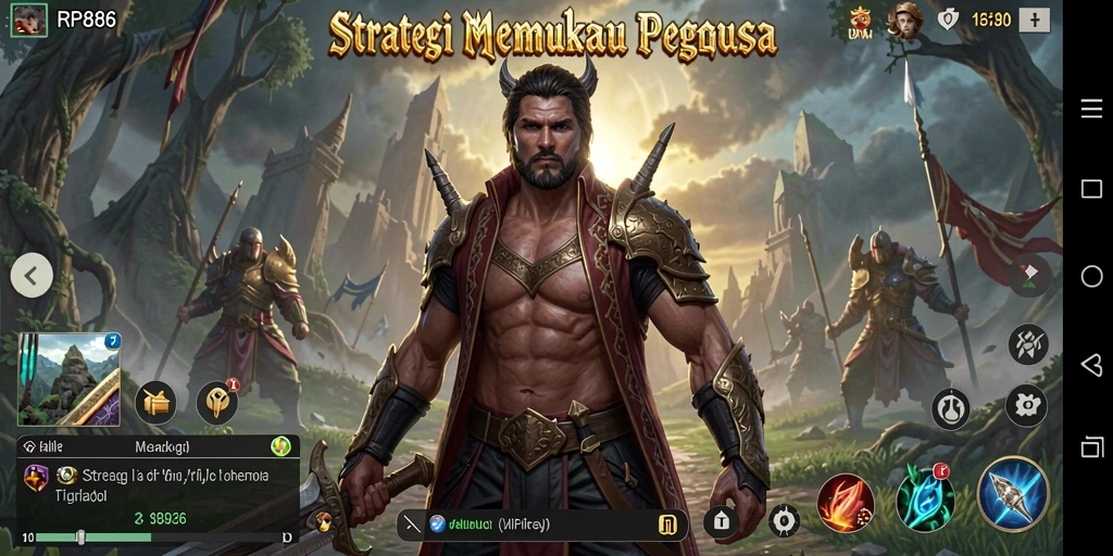 Tampilan gameplay RP886 dengan aksi strategi mendebarkan.
