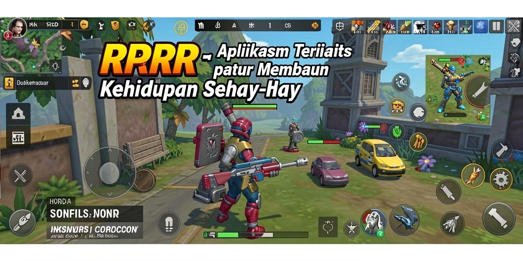 Tampilan antarmuka RPRR yang sederhana dan mudah digunakan.