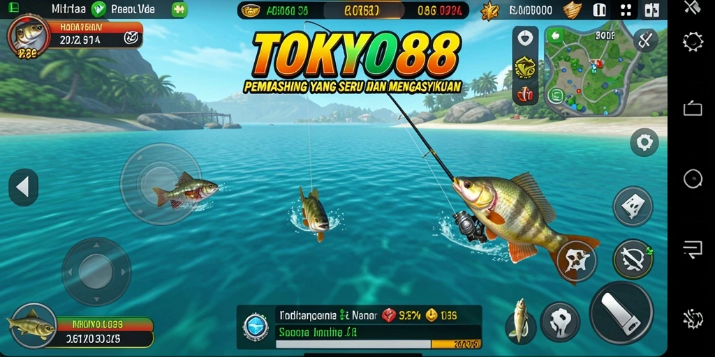 Tangkapan ikan yang menakjubkan di gameplay TOKYO88 yang seru.