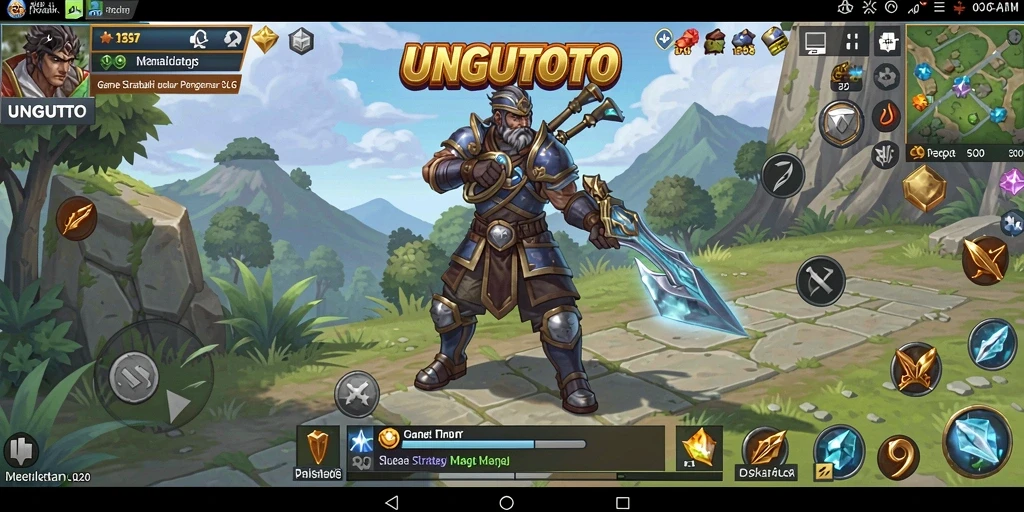 Tangkapan layar gameplay UNGUTOTO dengan elemen strategi yang menarik.