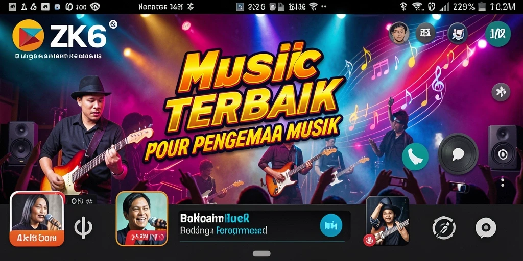 Tampilan menarik dari gameplay ZK6 diiringi musik.